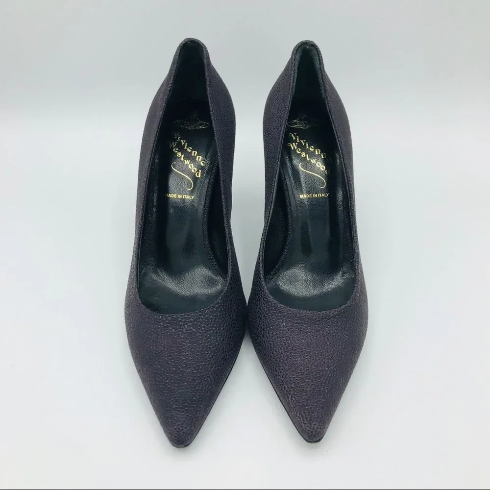 NIB VIVIENNE WESTWOOD PURPLE PUMPS - Picture 3 of 9